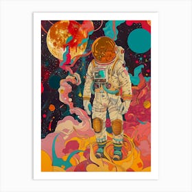 Space Man Art Print