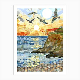 Sunset At The Beach 47 Art Print