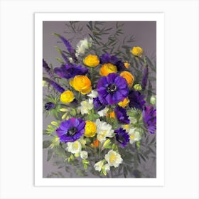 Flowers In A Vase 2 Art Print