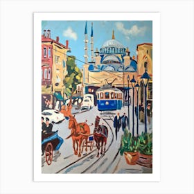 Blue Mosque, Istanbul Art Print