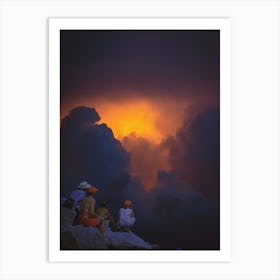 Up There In The Clouds Art Print