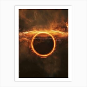 Black Hole Art Print