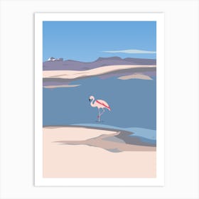 Flamingo in Chile, Atacama Desert Art Print