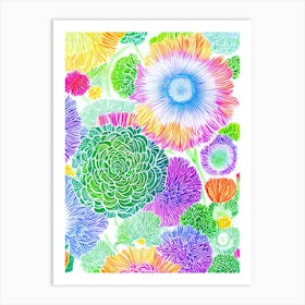 Lettuce Marker vegetable Art Print