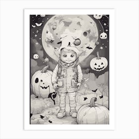 Halloween Pumpkins 1 Art Print