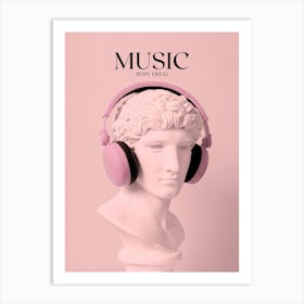 MUSIC IS MY DRUG Art Print