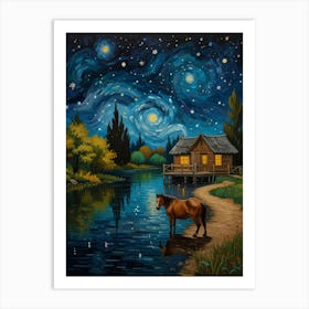 Starry Night 40 Art Print