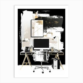 Home Office Art Print