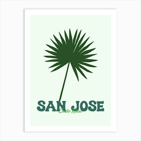 San Jose Costa Rica City Flower Coastal Wall Art Art Print