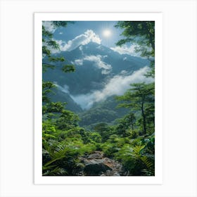 Chinese Forest Art Print