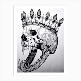 Skull Art Print