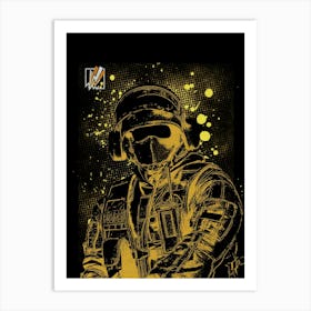 Bandit Character Soul Art Art Print