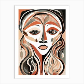 Face I Canvas Print Art Print