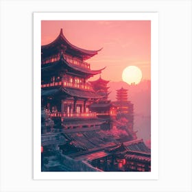 Chinese Architecture Art Print