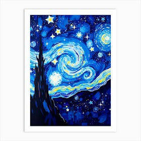 Starry Night 35 Art Print