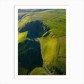 Aerial View Of The Dales 31 Art Print