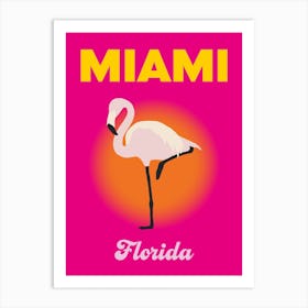 Miami Florida Travel Print Art Print