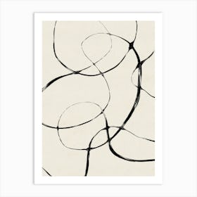 Melted Lines Art Print