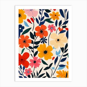 Floral Pattern 8 Art Print