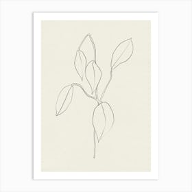 Vie Simple No 28 Art Print