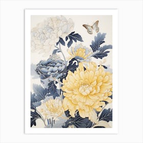 Chrysanthemums Art Print