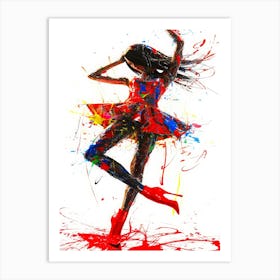 Fashion Model Silhouette -Top Model Art Print