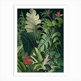 Jungle Foliage 11 Botanicals Art Print