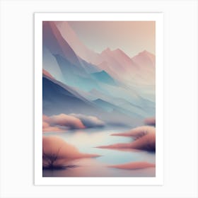 Abstract Landscape 7 Art Print