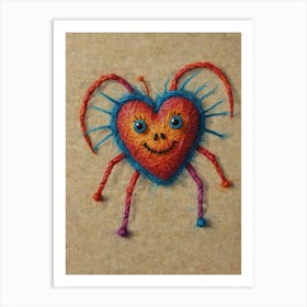 Heart Spider Art Print