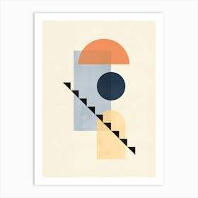 Geometric architectural shapes 15 Art Print