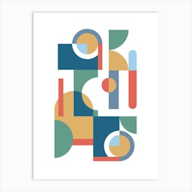 Shapes  Art Print