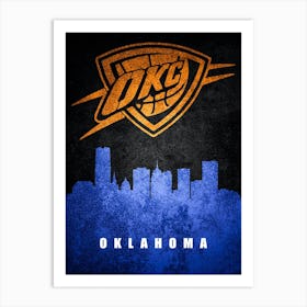 Oklahoma City Thunder Art Print
