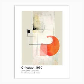 World Tour Exhibition, Abstract Art, Chicago, 1960 10 Art Print