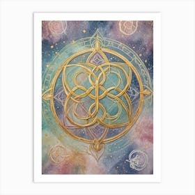 Cosmic Knot Art Print