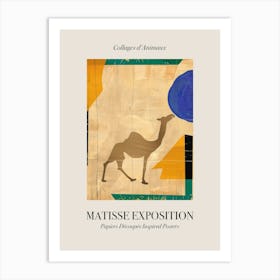 Camel 1 Matisse Inspired Exposition Animals Poster Art Print