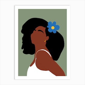 Afro-American Woman Art Print