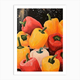 Peppers Art Deco Inspired Art Print