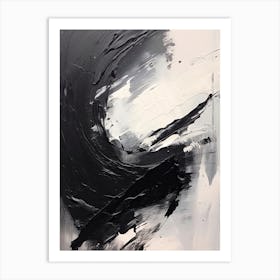 Black Art Painting 3 Art Print