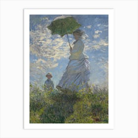 Claude Monet - Woman With Umbrella 1 Art Print