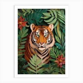 Tiger In The Jungle 22 Art Print