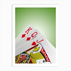 Playing Cards Art Print