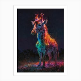 Giraffe Canvas Print 19 Art Print