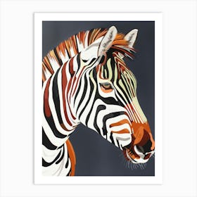 Zebra 24 Art Print