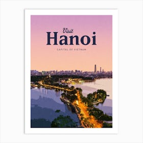 Visit Hanoi Art Print