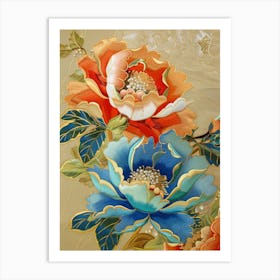 Chinese Flower Painting 63 Art Print