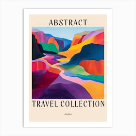 Abstract Travel Collection Poster Jordan 4 Art Print