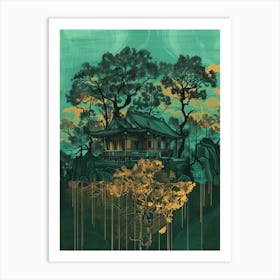 Asian House Art Print