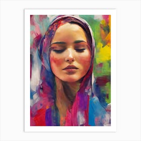 Modest Visions Veiled In Vibrance 23 Art Print