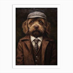 Gangster Dog Wirehaired Pointing Griffon 2 Art Print