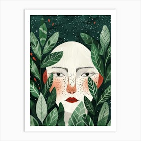 Portrait Of A Woman 616 Art Print